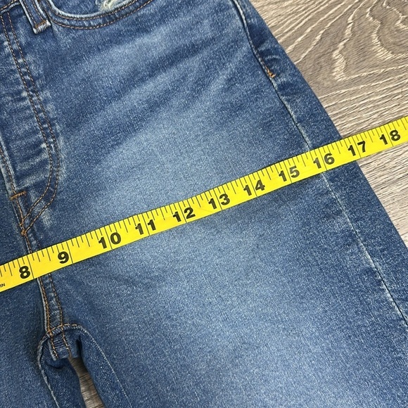 Levi’s High Rise Wedgie Skinny Jeans Distressed Blue Women’s Sz 27 - Picture 8 of 12